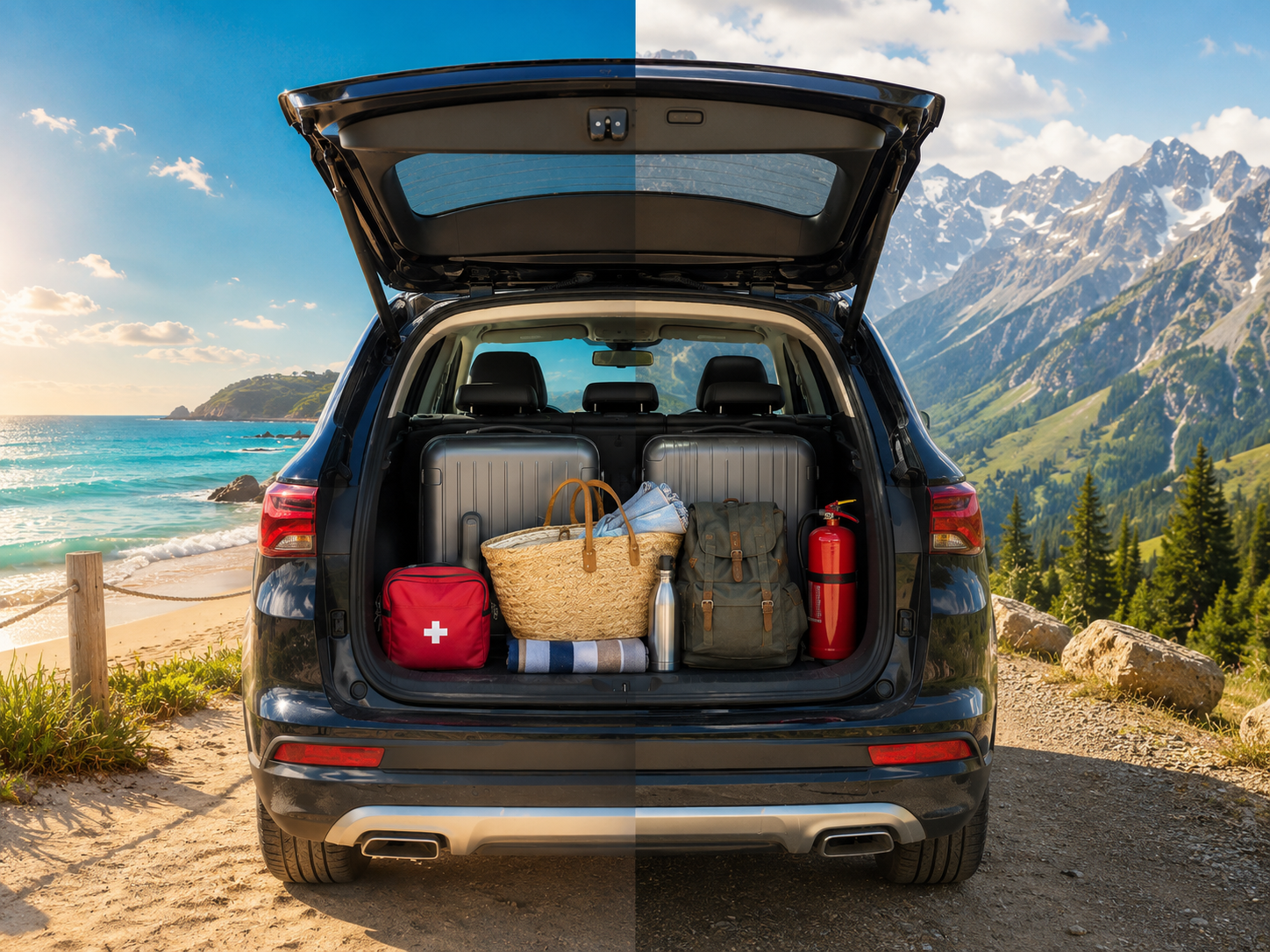 Viaggio al mare o in montagna con attenzione alla sicurezza